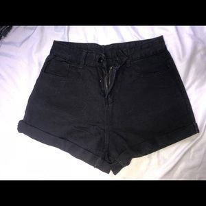 Black shorts
